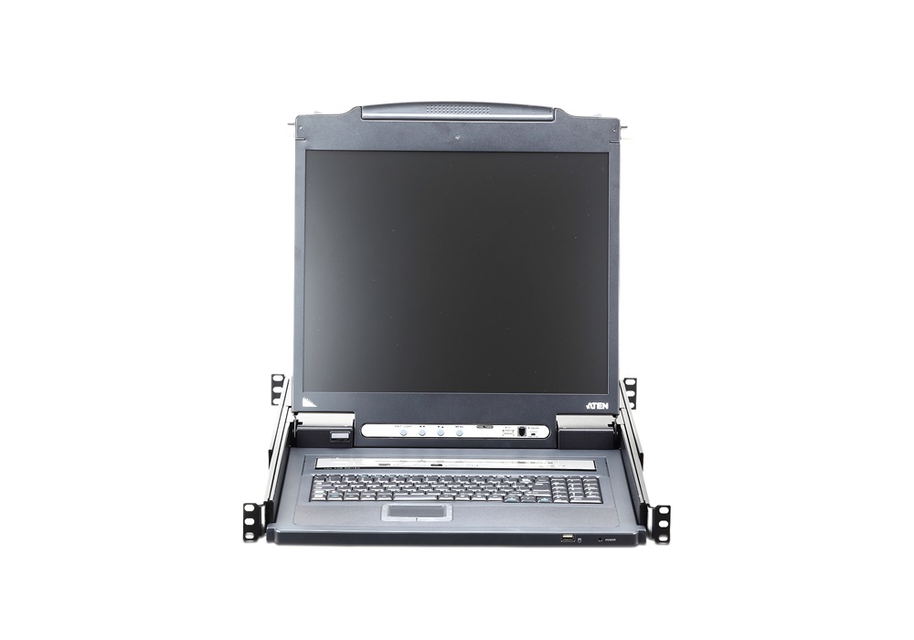ATEN CL5708IM-ATA-AG LCD 17" KVM Konzol + IP 8PC Switch