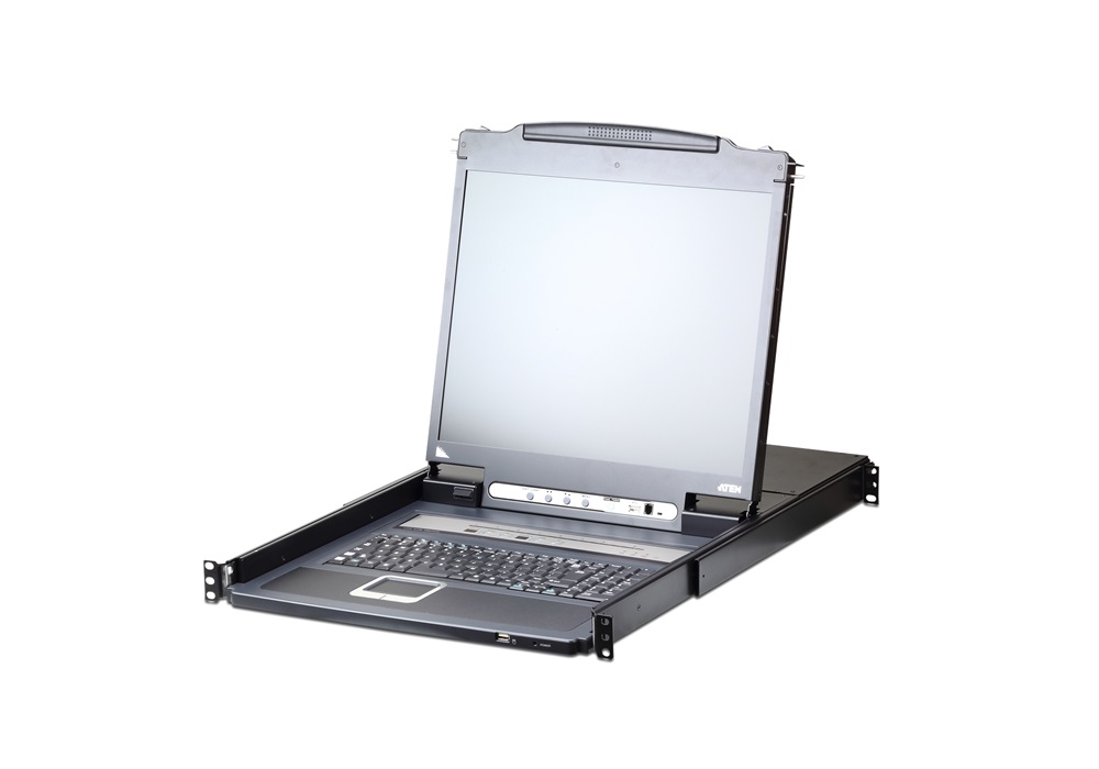 ATEN CL5708IM-ATA-AG LCD 17" KVM Konzol + IP 8PC Switch