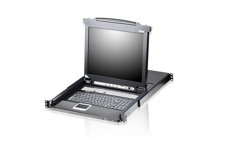 ATEN CL5708M-ATA-AG LCD 17" KVM Konzol  + 8PC Switch
