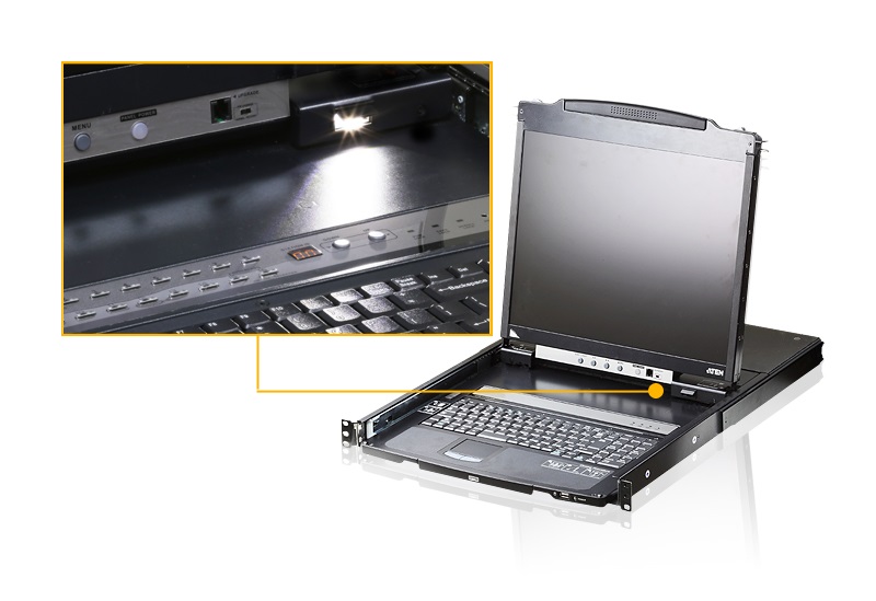 ATEN CL5800N-ATA-AG KVM Konzol LCD 19" SPHD + 1 konzol