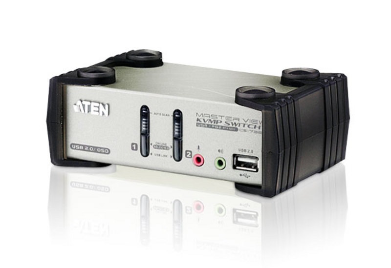 ATEN CS1732B-A7-G 2PC USB VGA + Audio KVM Switch