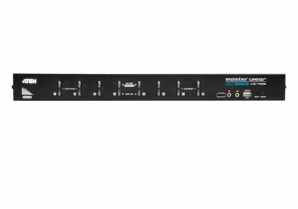 ATEN CS1768-AT-G 8PC USB DVI + Audio KVM Switch