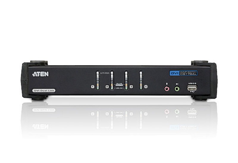 ATEN CS1784A-AT-G 4PC USB DVI + Audio KVM Switch