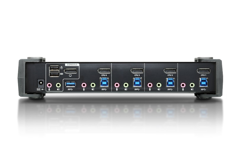 ATEN CS1924-AT-G 2PC USB DisplayPort 4K + Audio KVM Switch