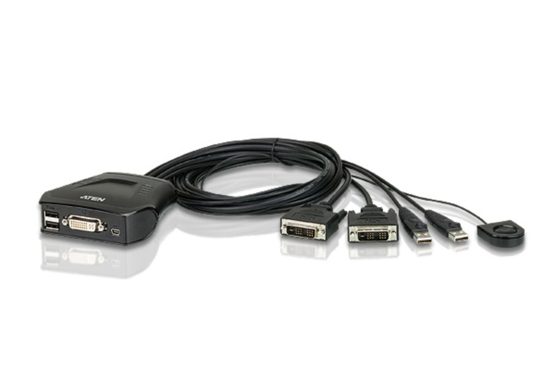 ATEN CS22D-A7 2PC USB DVI KVM Switch