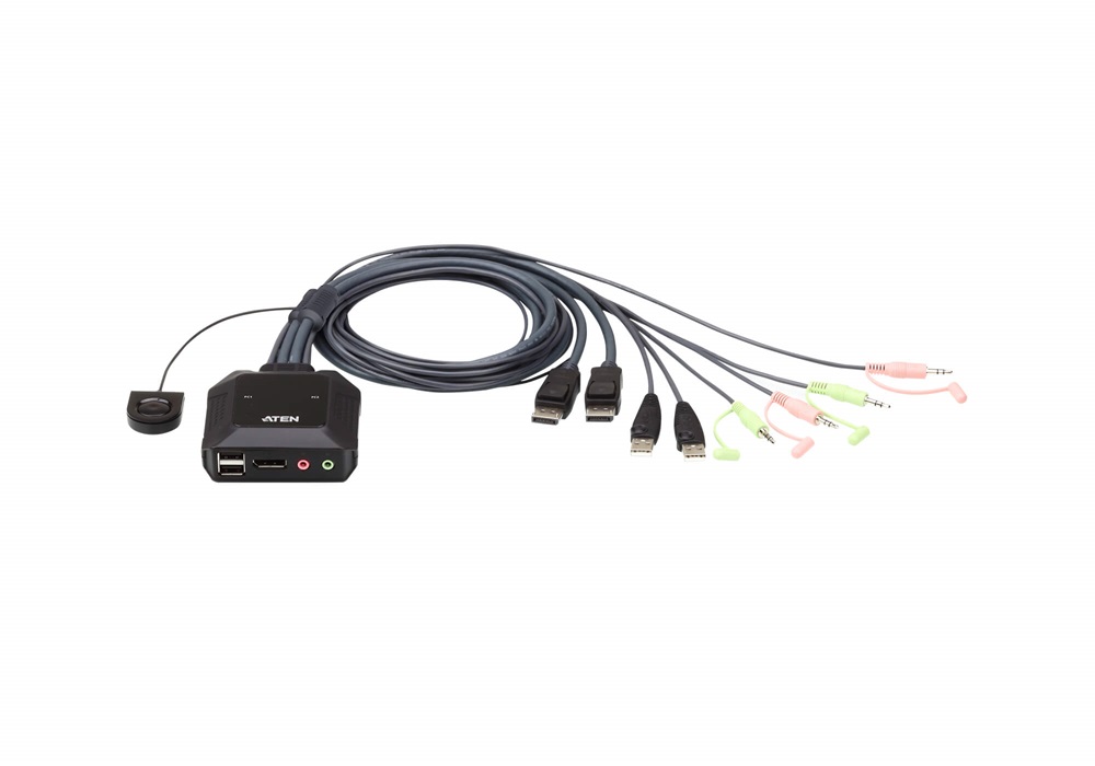 ATEN CS22DP-AT2PC USB DisplayPort  KVM Switch