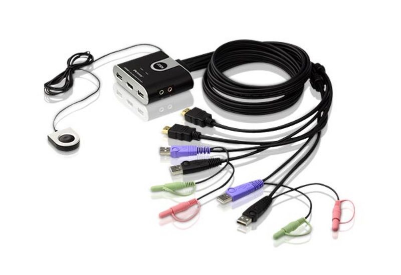 ATEN CS692 2port USB HDMI Audio KVM switch