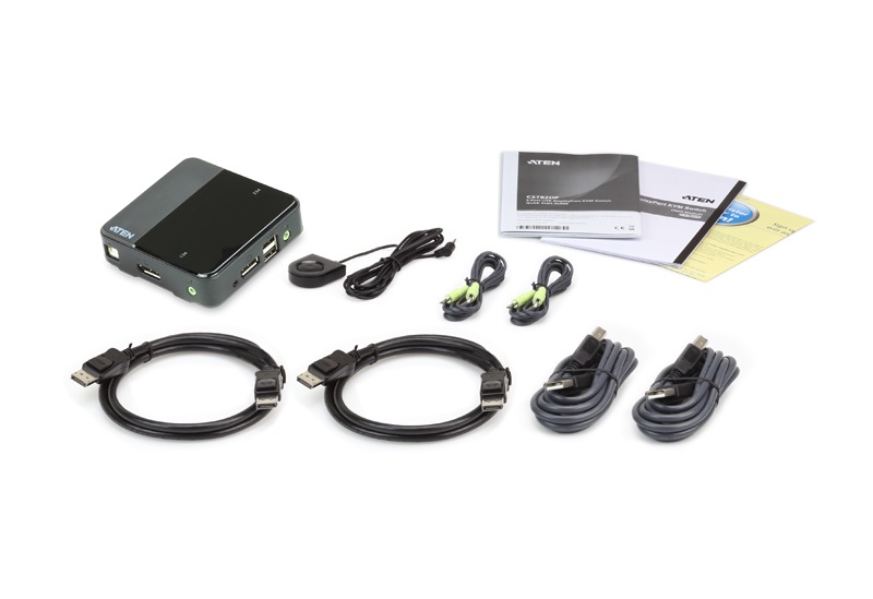 ATEN CS782DP-AT 2PC USB DisplayPort KVM Switch