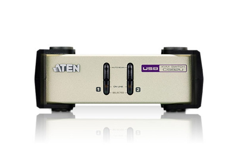 ATEN CS82U-AT 2PC USB-PS/2 VGA KVM Switch