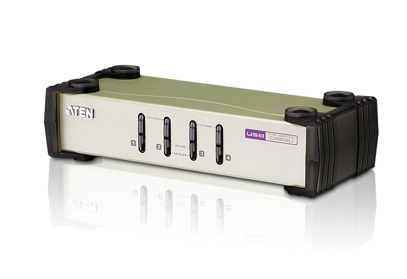ATEN CS84U-AT 4PC USB-PS/2 VGA KVM Switch
