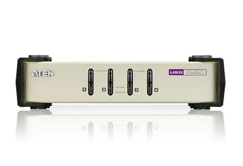 ATEN CS84U-AT 4PC USB-PS/2 VGA KVM Switch