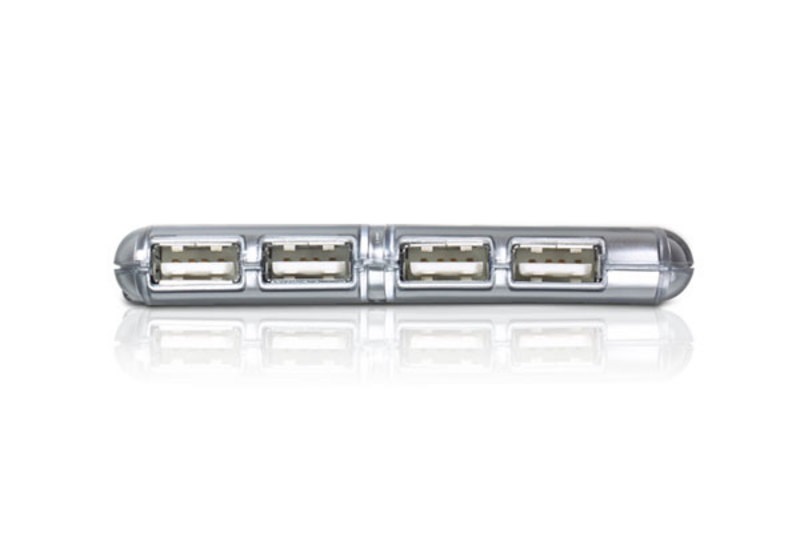 ATEN UH275Z-AT-G 4 portos mini fehér USB 2.0 HUB