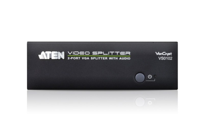ATEN VS0102-AT-G VanCryst VGA + audio 2 Portos Splitter