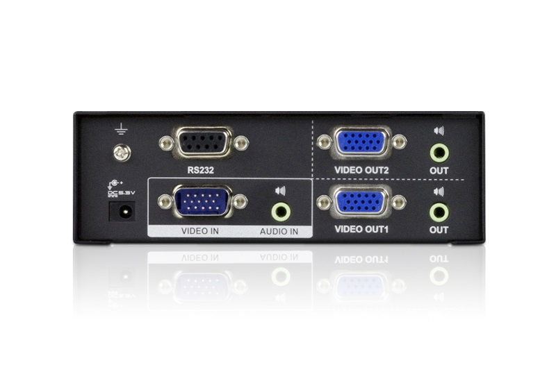 ATEN VS0102-AT-G VanCryst VGA + audio 2 Portos Splitter