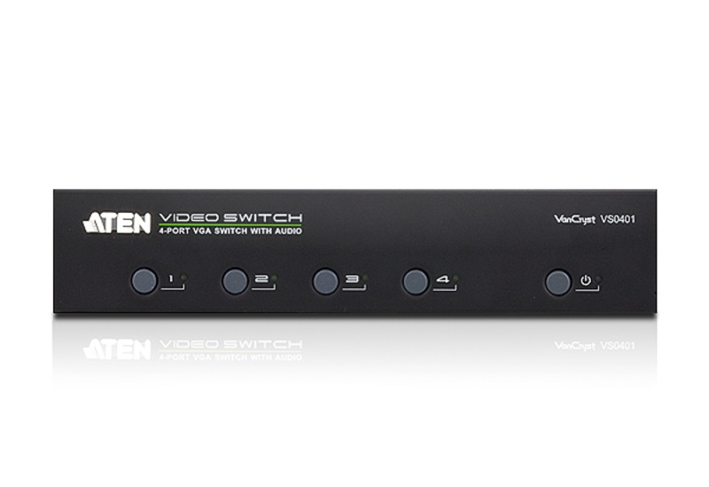 ATEN VS0401-AT-G VanCryst VGA 4 portos Switch