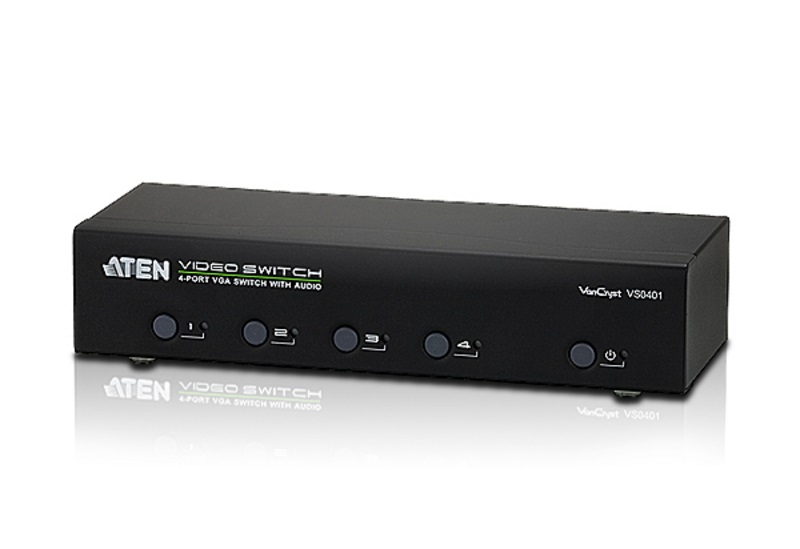 ATEN VS0401-AT-G VanCryst VGA 4 portos Switch