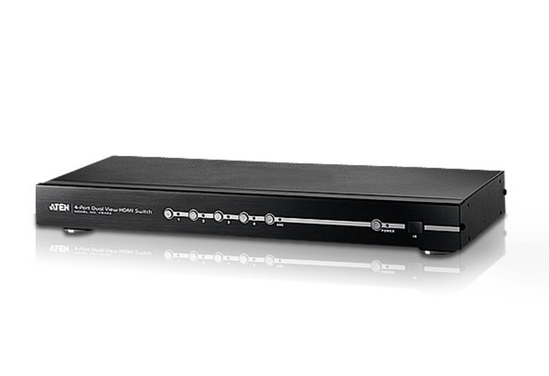ATEN VS482-AT-G VanCryst HDMI 4 portos Dual View Switch