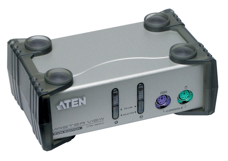 ATEN XCS82A 2 port + kábelkészlet PS2 KVM switch