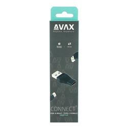 AVAX AD601 CONNECT+ USB A apa-Type C anya adapter