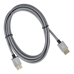AVAX AV900 PRIME 2.1 HDMI 8K/60Hz Ultra vékony cink ötvözetű sodorszálas asztroszürke kábel