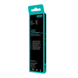 AVAX CB3311 27W USB-C – Lightning gyorstöltő szilikon kábel, 1.5 m, világoskék