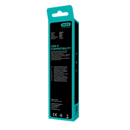 AVAX CB4303 2x 60W USB-C gyorstöltő szilikon kábel csomag, 1.5 m, fehér