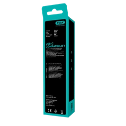 AVAX CB4305 3x 18W USB-A – USB-C gyorstöltő szilikon kábel csomag, 1.5 m, fehér