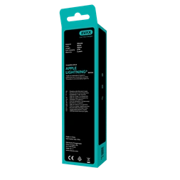 AVAX CB4308 3x 27W USB-C – Lightning szilikon töltőkábel csomag, 1.5 m, fehér