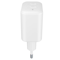 AVAX CH602W SPEEDY+ 45W GaN 2x USB-C PD3.0 fehér gyors töltő adapter