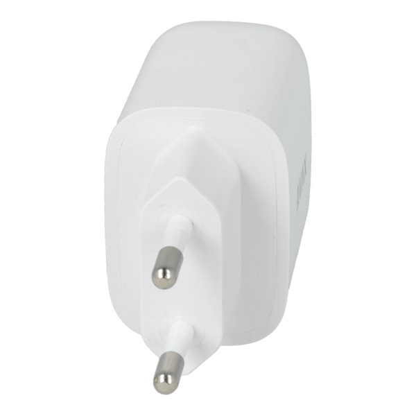AVAX CH631W FIVEY+ 25W GaN USB A (QC)+Type C (PD) fehér hálózati gyorstöltő
