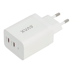 AVAX CH901W PRIME 67W GaN gyors hálózati töltő 2x Type C (PD), fehér