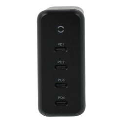 AVAX DC637 DESKY+ 200W GaN 4xType C (PD 3.0) gyorstöltő elosztó