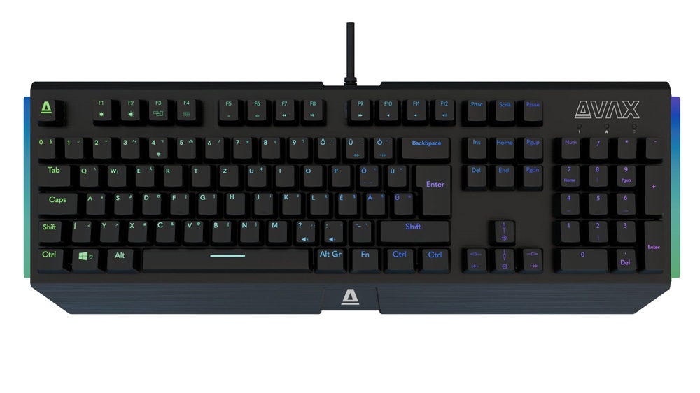 AVAX FS01 Full size HUN vezetékes mechanikus (Outemu piros switch) alumínium billentyűzet