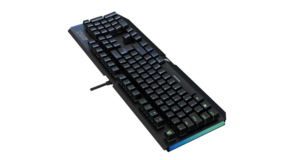 AVAX FS01 Full size HUN vezetékes mechanikus (Outemu piros switch) alumínium billentyűzet