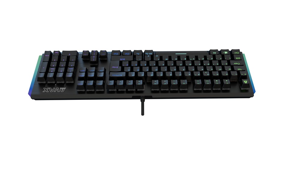AVAX FS01 Full size HUN vezetékes mechanikus (Outemu piros switch) alumínium billentyűzet