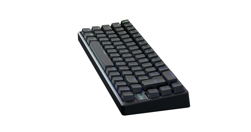 AVAX GM01 PRO 65% HUN RGB tri-mode mechanikus (Gateron sárga switch) billentyűzet