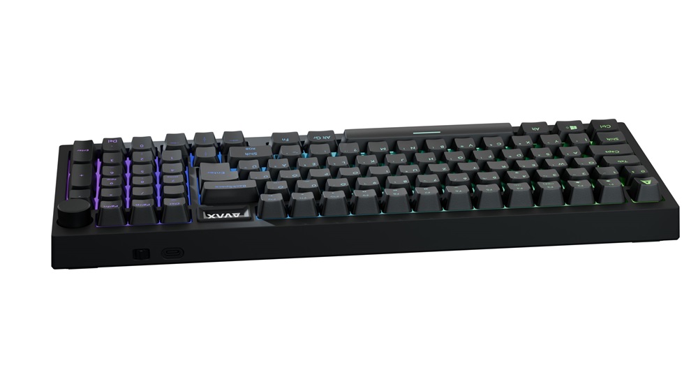 AVAX GM03 98% HUN vezetékes Gasket RGB mechanikus (Outemu piros switch) billentyűzet
