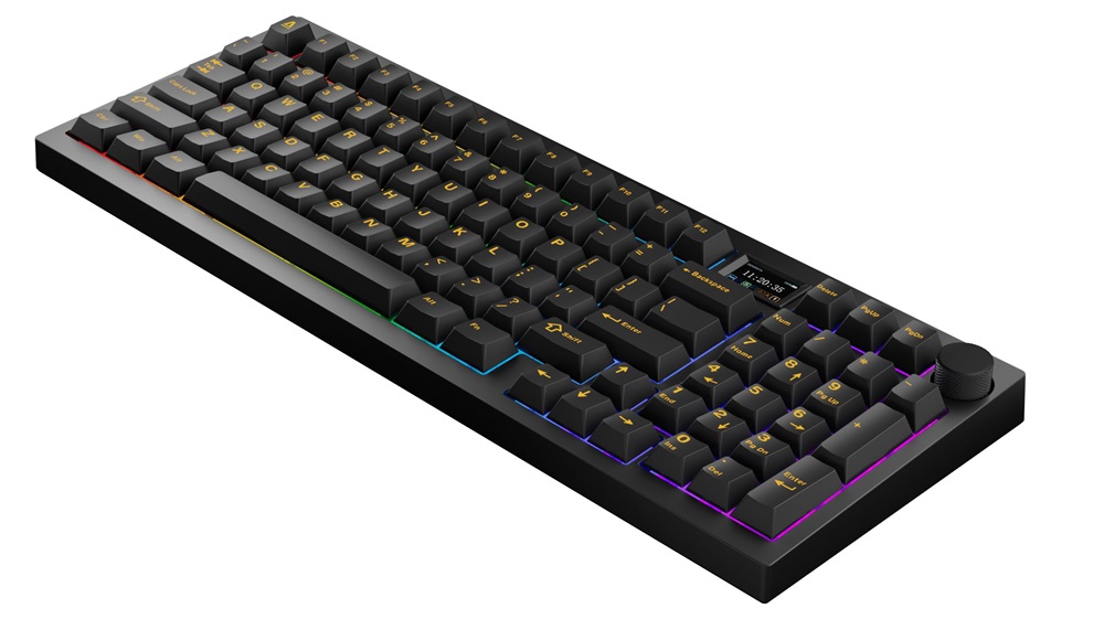 AVAX GM03 PRO 98% HUN Gasket RGB tri-mode mechanikus (Gateron sárga switch) billentyűzet