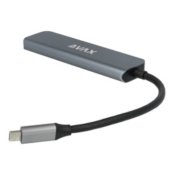 AVAX HB611 CONNECT+ 5in1 Multi Type C-HDMI(4k60Hz), TypeC, 2xUSB 3.0, PD 100W HUB
