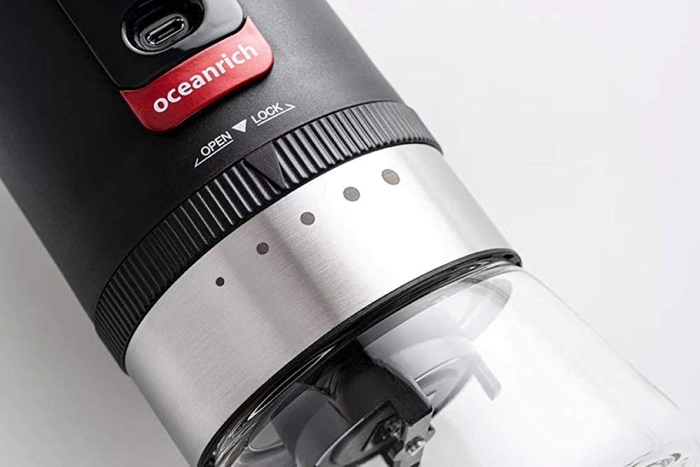 AVX Oceanrich G1 szürke akkumulátoros kávéőrlő