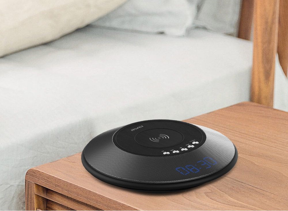 AWEI Y290 Hordozható Bluetooth hangszóró/powerbank/vezetéknélküli telefontöltő