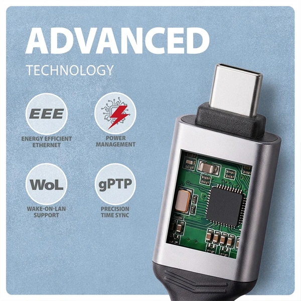 AXAGON ADE-CM15 USB-C Gigabit Ethernet adapter integrált CAT6 hálózati RJ-45 kábellel (1,5 m)