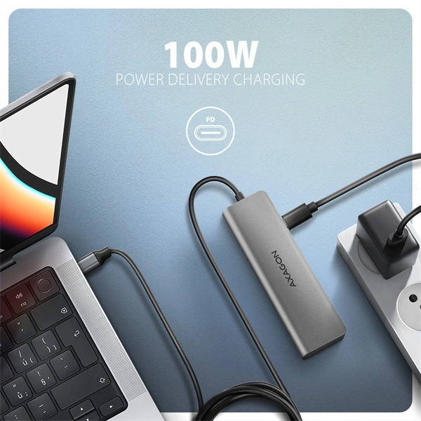 AXAGON HMC-5H USB-C 3.2 Gen 1 3x USB-A 4K HDMI PD 100W hub