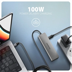 AXAGON HMC-5H USB-C 3.2 Gen 1 3x USB-A 4K HDMI PD 100W hub