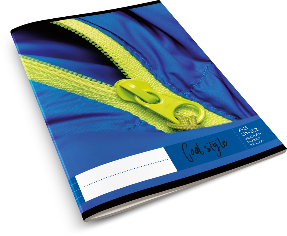 Absolut Cool Style A5 31-32 szótárfüzet