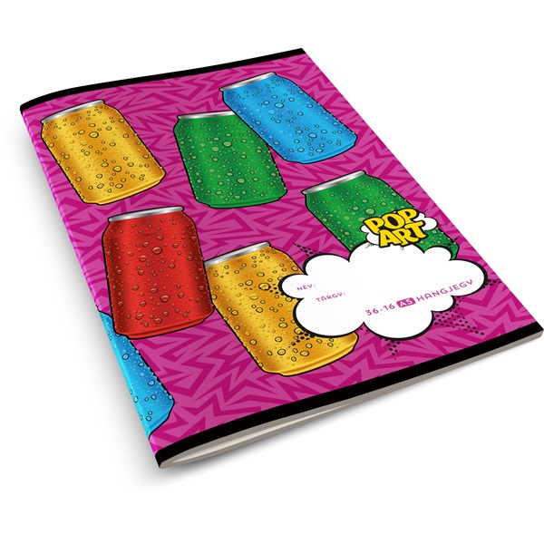 Absolut Pop Art A5 36-16 hangjegyfüzet