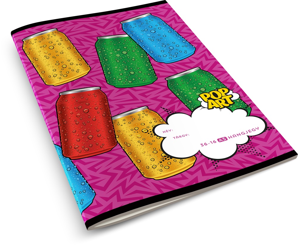 Absolut Pop Art A5 36-16 hangjegyfüzet