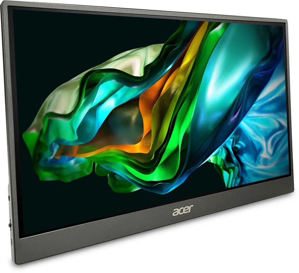 Acer 15,6" PM161QB1bmiuux FHD IPS HDMI/USB-C fekete hordozható monitor