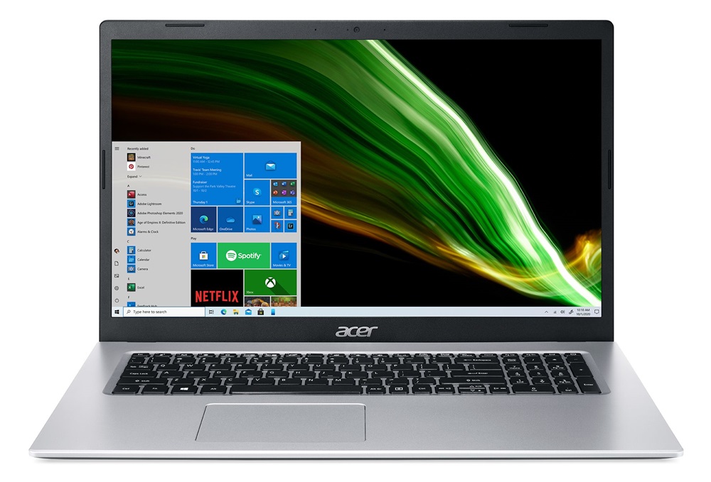 Acer Aspire 3 A317-53-31PB 17,3"FHD/Intel Core i3-1115G4/8GB/256GB/Int. VGA/ezüst laptop