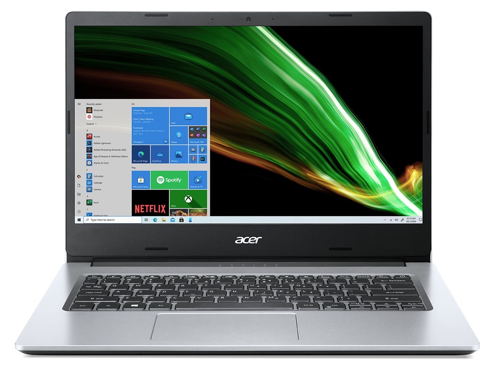 Acer Aspire A314-35-C5JM 14"FHD/Intel Celeron N4500/4GB/256GB/Int.VGA/ezüst laptop